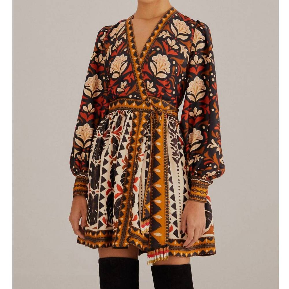 FARM Rio Multicolor Midi Dress